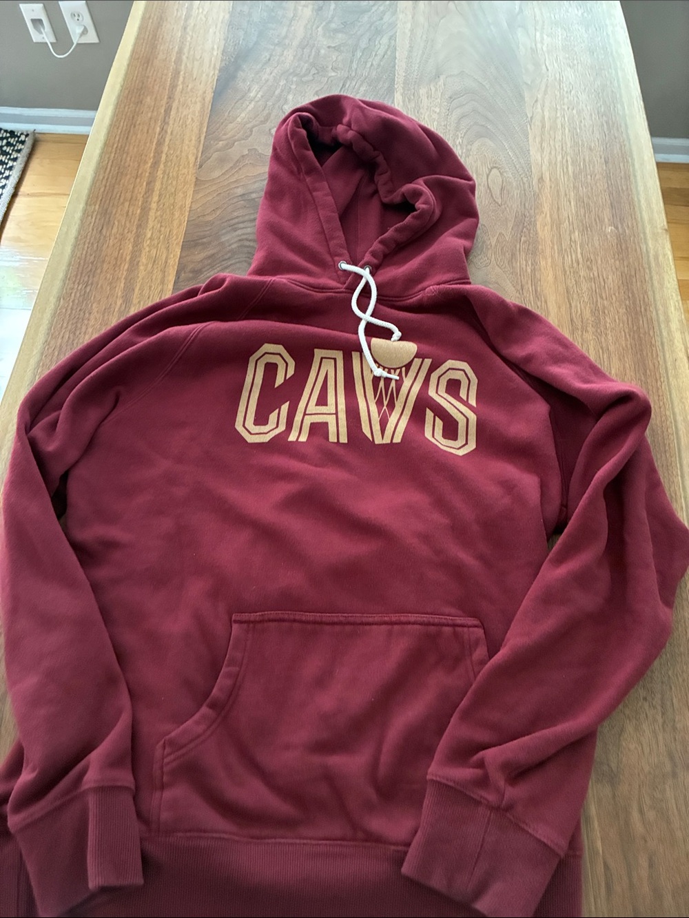Homage Cleveland Cavs Maroon Pullover Hoodie - Men's
